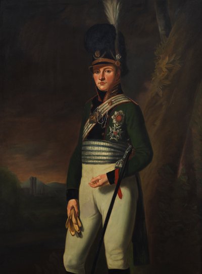 Crown Prince Ludwig (later King Ludwig I) as Colonel of the Chevau-léger Regiment by Unknown